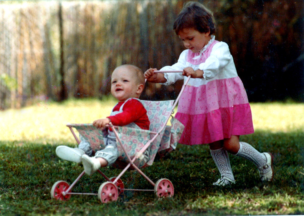 Bronwyn and her brother Boyd